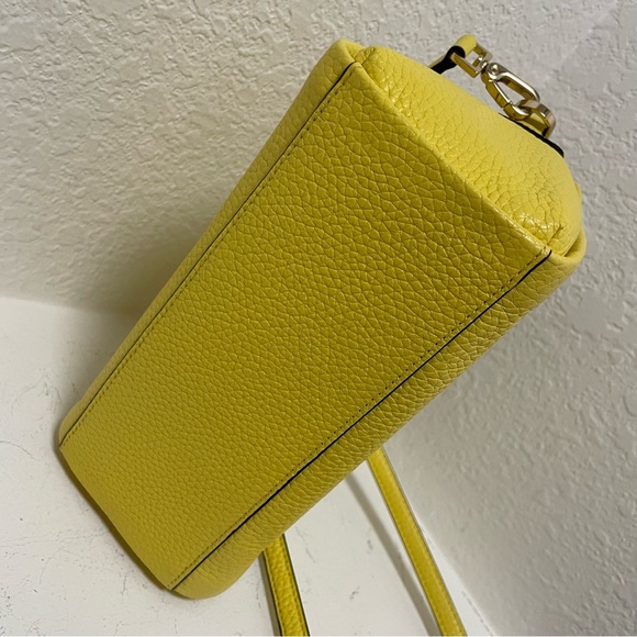 🆕Kate Spade ♠️ Holden Street Small Lanie Satchel/Crossbody in Lemon Yellow - Picture 10 of 15